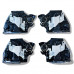 Замок двери комплект на 4 шт Toyota RAV 4 A046693